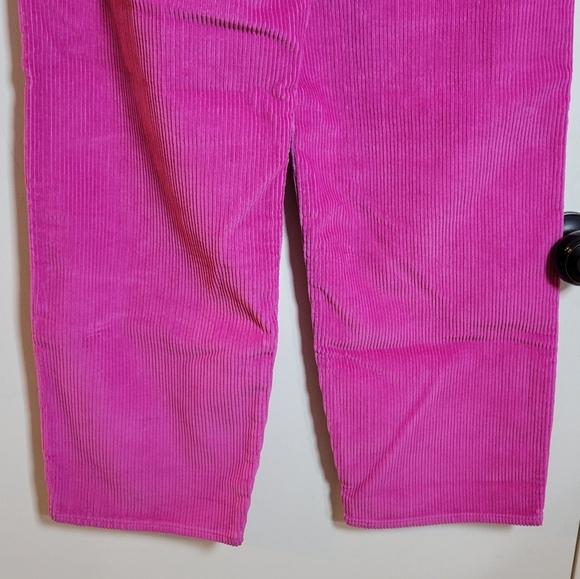 Levi's Premium Baggy Dad Corduroy Pants Size 24 Pink - Picture 7 of 9